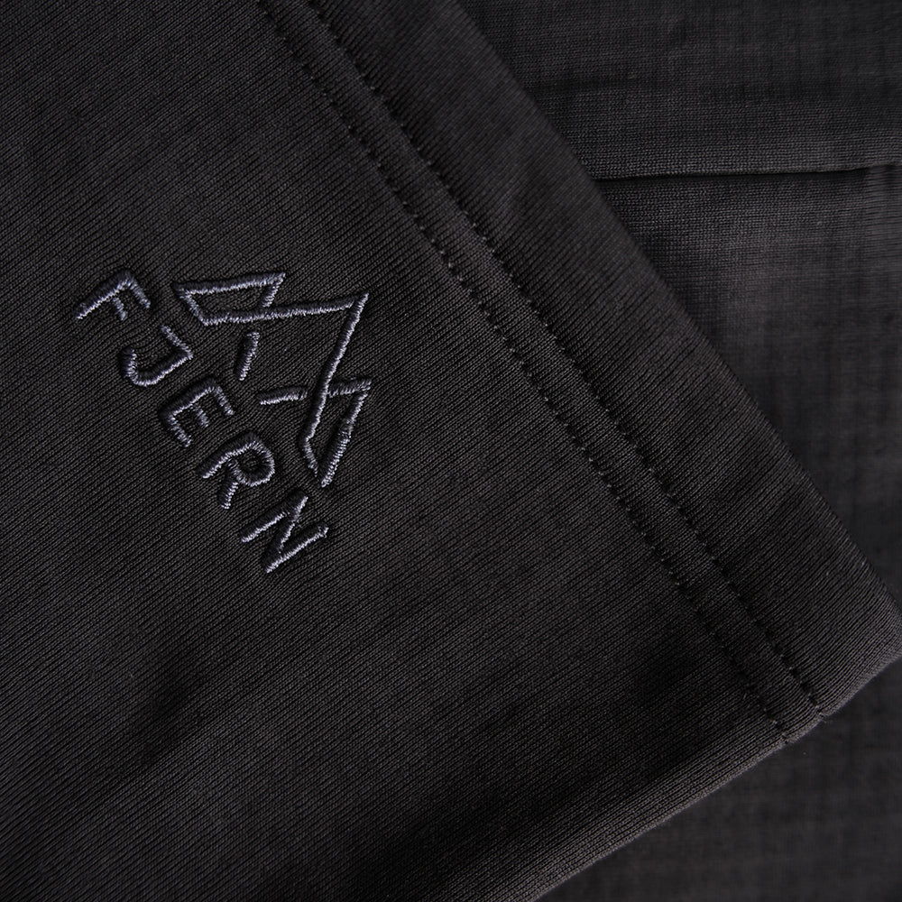 Fjern Breskprekk Grid Fleece Neck Warmer (Black)