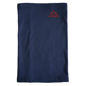 Fjern Breskprekk Grid Fleece Neck Warmer (Navy)