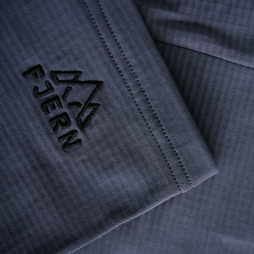 Fjern Breskprekk Grid Fleece Neck Warmer (Storm)