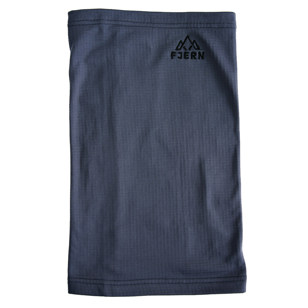 Fjern Breskprekk Grid Fleece Neck Warmer (Storm)