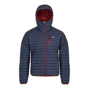 Fjern Mens Aktiv II Down Hooded Jacket (Navy/Rust)