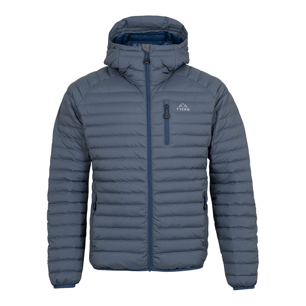 Fjern Mens Aktiv II Down Hooded Jacket (Orion Blue/Poseidon)