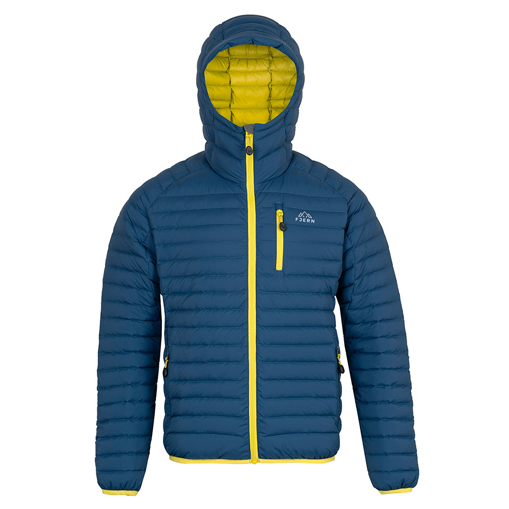 Fjern Mens Aktiv II Down Hooded Jacket (Poseidon/Citrus)