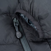 Fjern Mens Arktis III Down Hooded Jacket (Black/Charcoal)