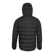 Fjern Mens Arktis III Down Hooded Jacket (Black/Poseidon)