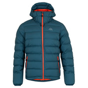 Fjern Mens Arktis III Down Hooded Jacket (Petrol/Orange)