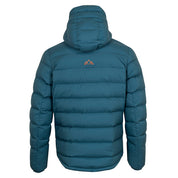 Fjern Mens Arktis III Down Hooded Jacket (Petrol/Orange)