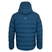 Fjern Mens Arktis III Down Hooded Jacket (Poseidon/Harvest Gold)
