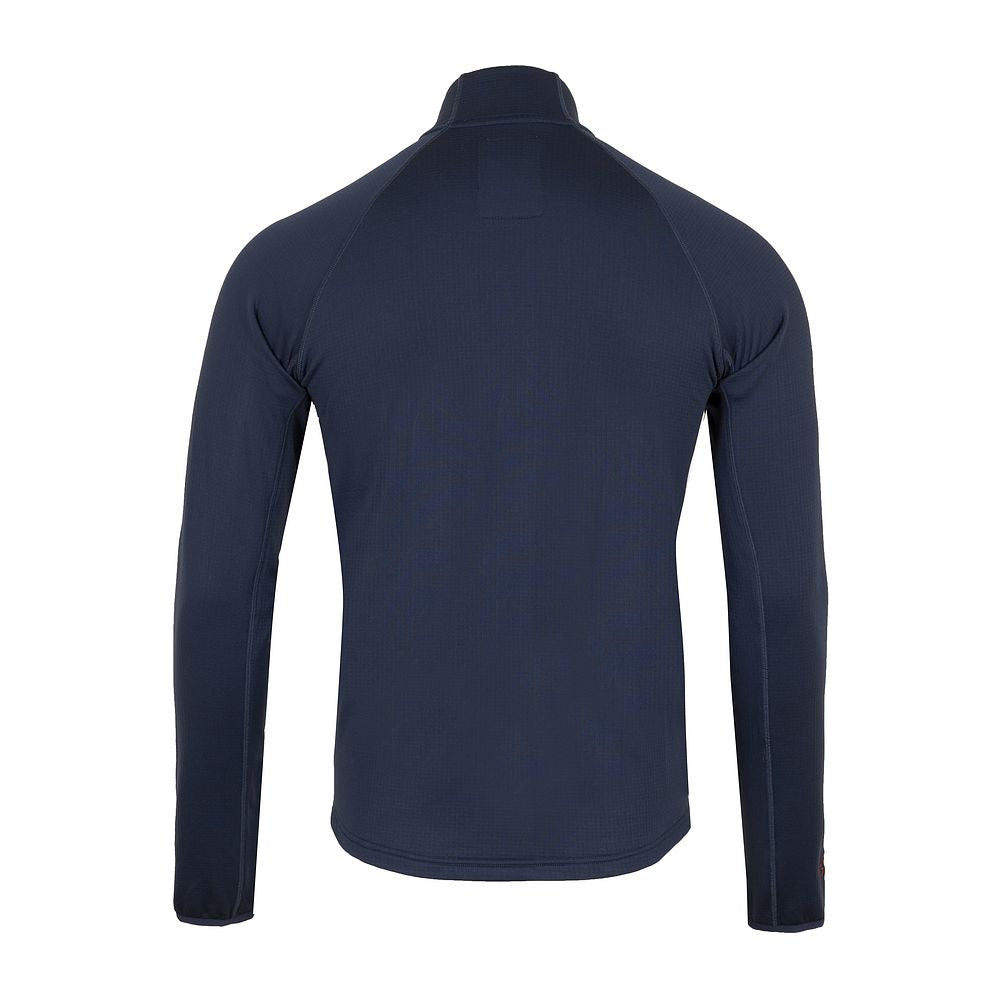 Fjern Mens Bresprekk II Full Zip Grid Pullover (Navy/Rust)