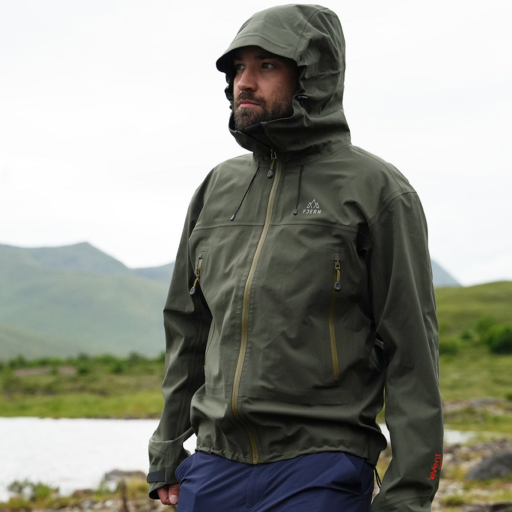 Fjern Mens Orkan II Waterproof Shell Jacket (Forest/Moss)