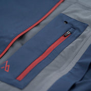 Fjern Mens Orkan II Waterproof Shell Jacket (Navy/Rust)