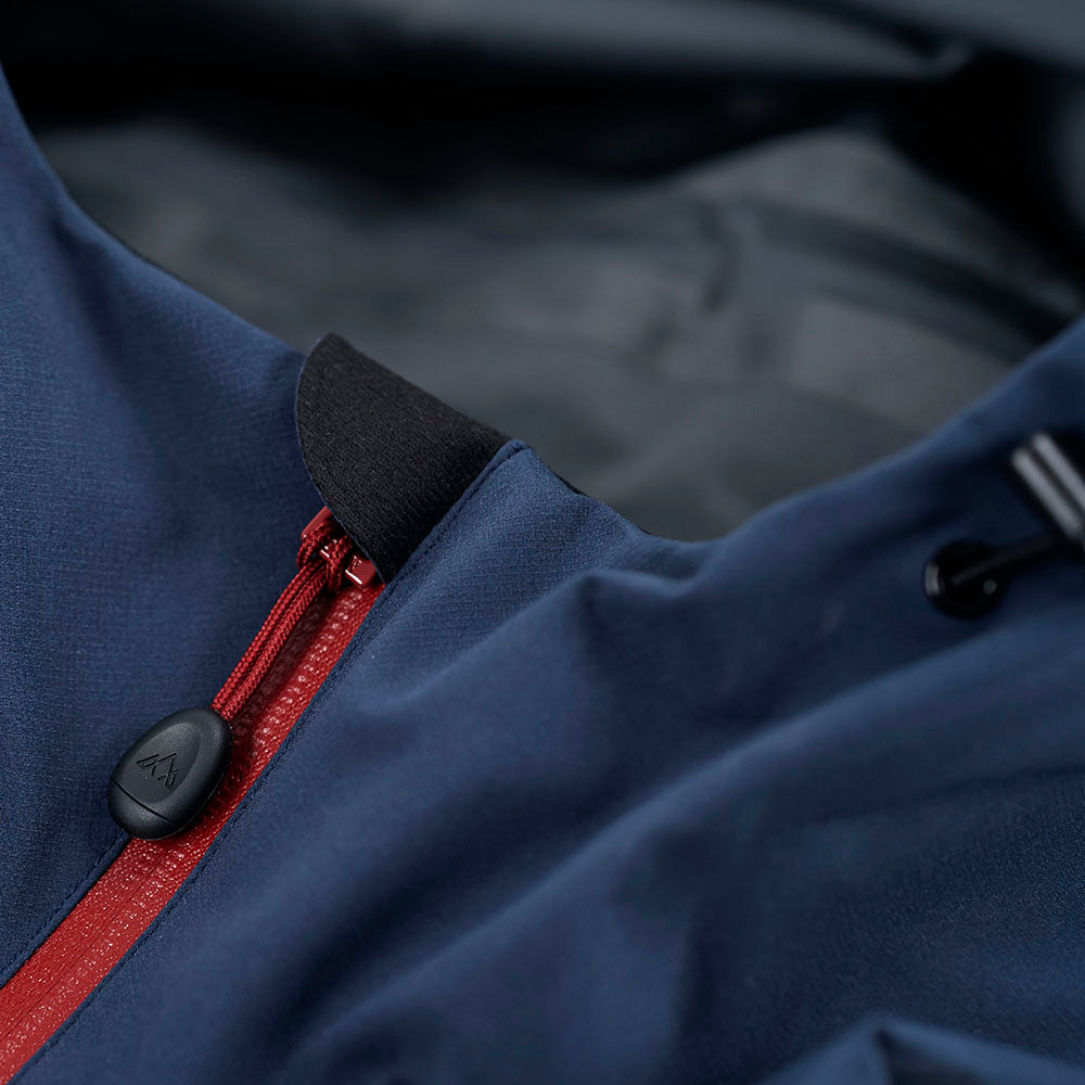 Fjern Mens Orkan II Waterproof Shell Jacket (Navy/Rust)