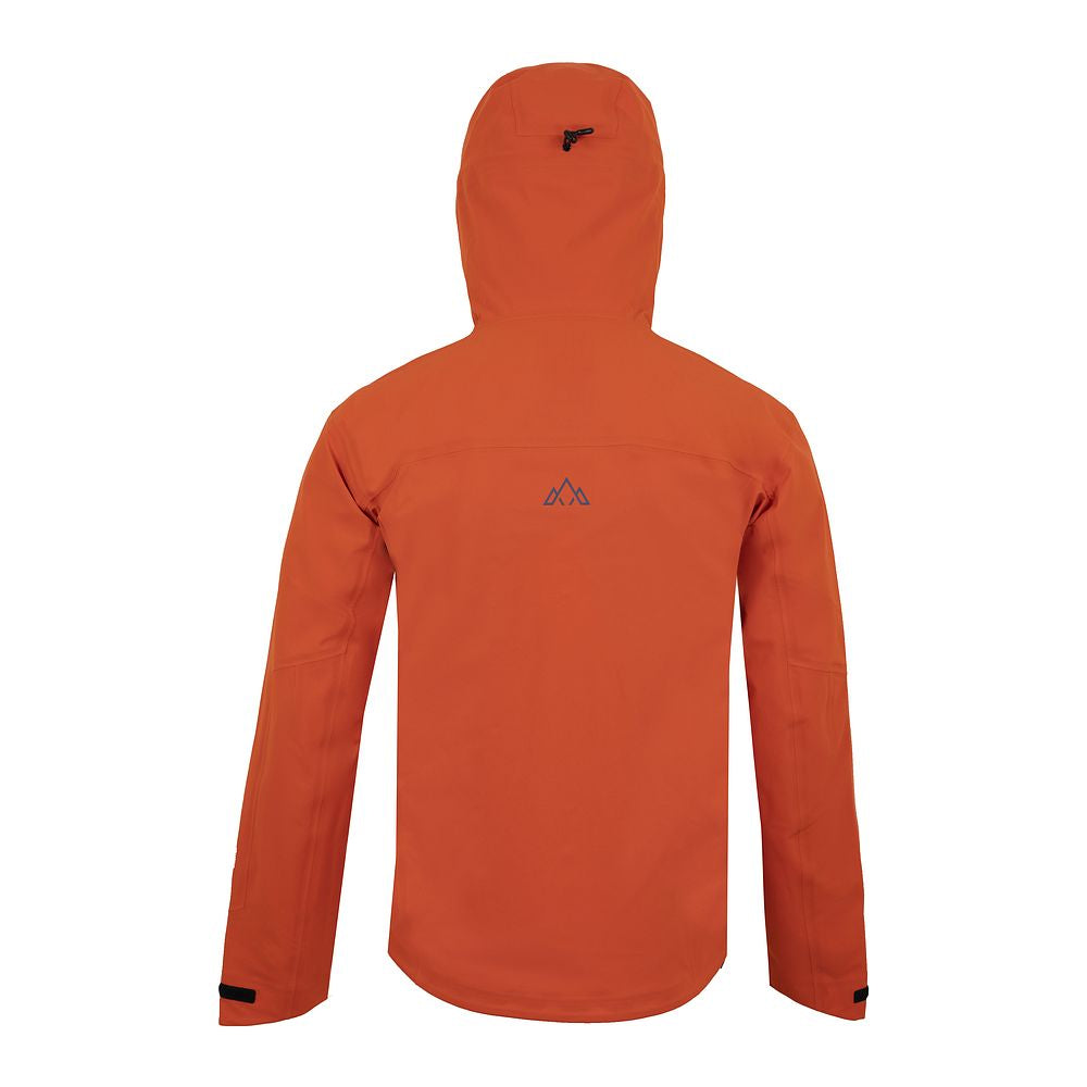 Fjern Mens Orkan II Waterproof Shell Jacket (Orange/Navy)