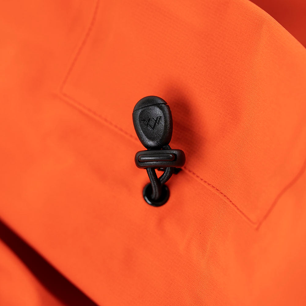 Fjern Mens Orkan II Waterproof Shell Jacket (Orange/Navy)