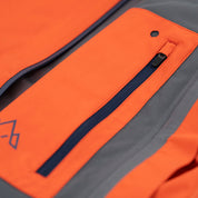Fjern Mens Orkan II Waterproof Shell Jacket (Orange/Navy)