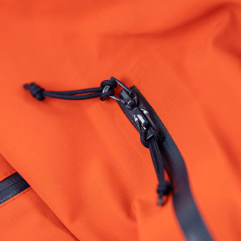 Fjern Mens Orkan II Waterproof Shell Jacket (Orange/Navy)