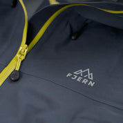 Fjern Mens Orkan II Waterproof Shell Jacket (Storm/Lime)