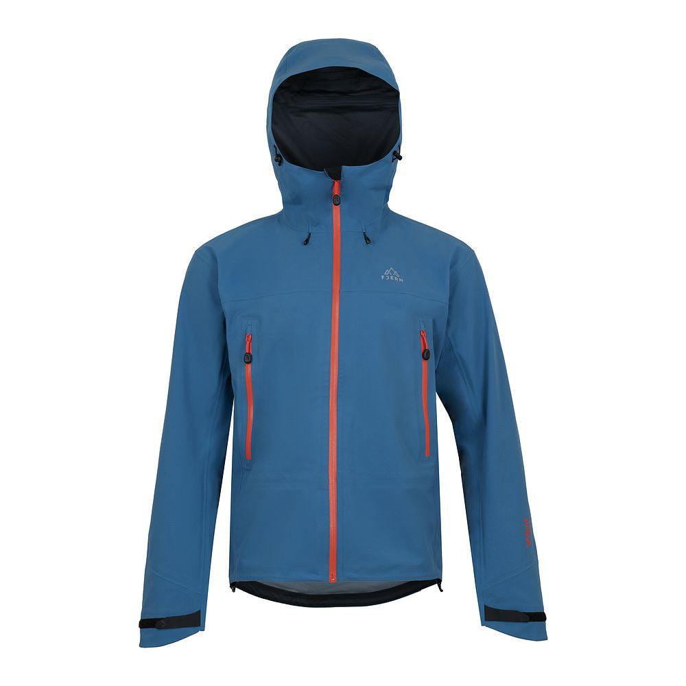 Fjern Mens Orkan II Waterproof Shell Jacket (Teal/Orange)