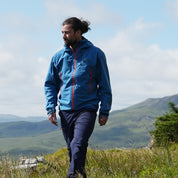 Fjern Mens Orkan II Waterproof Shell Jacket (Teal/Orange)