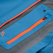 Fjern Mens Orkan II Waterproof Shell Jacket (Teal/Orange)