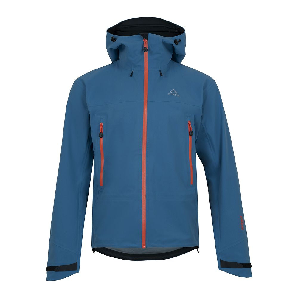 Fjern Mens Orkan II Waterproof Shell Jacket (Teal/Orange)
