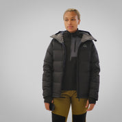 Womens Aska Waterproof Down Jacket (Black/Storm)