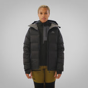 Womens Aska Waterproof Down Jacket (Black/Storm)