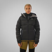 Womens Aska Waterproof Down Jacket (Black/Storm)
