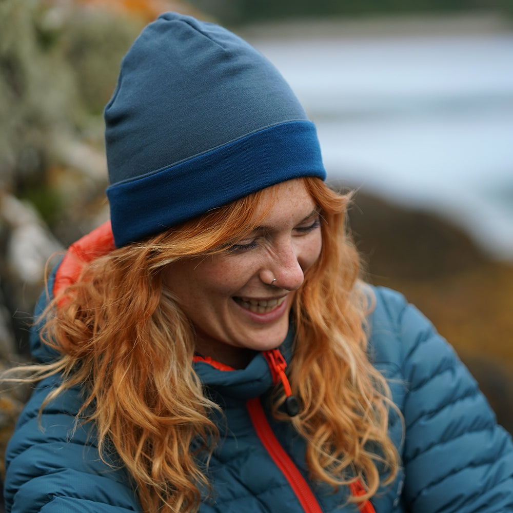 Varmere Merino Blend Beanie (Orion Blue/Poseidon)