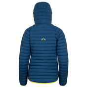 Fjern Womens Aktiv II Down Hooded Jacket (Poseidon/Citrus)