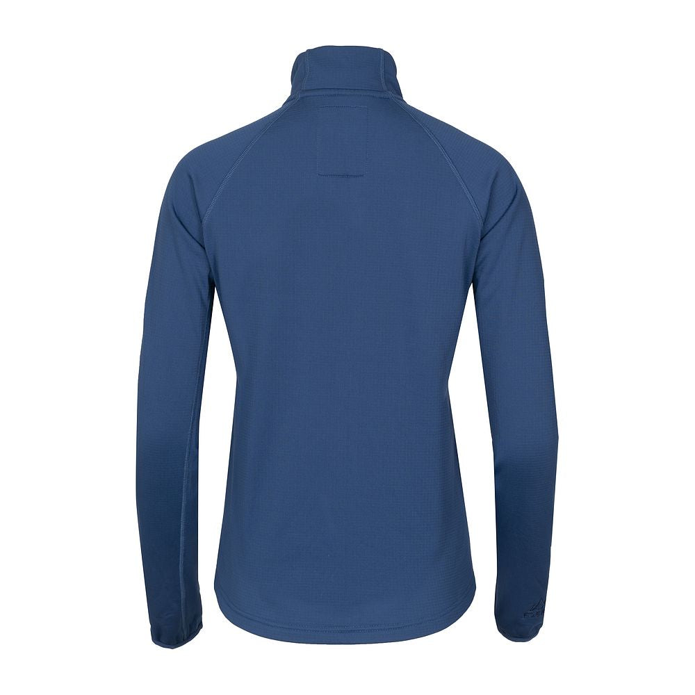 Fjern Womens Bresprekk II Full Zip Grid Pullover (Poseidon/Navy)