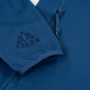 Fjern Womens Bresprekk II Full Zip Grid Pullover (Poseidon/Navy)
