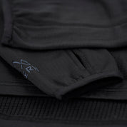 Fjern Womens Bresprekk II Half Zip Grid Pullover (Black/Storm)