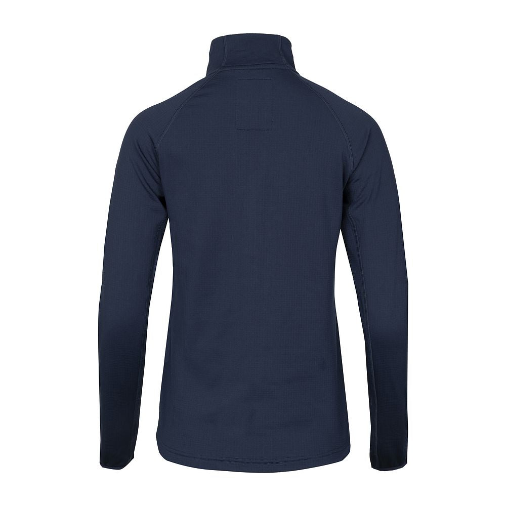 Fjern Womens Bresprekk II Half Zip Grid Pullover (Navy/Poseidon)