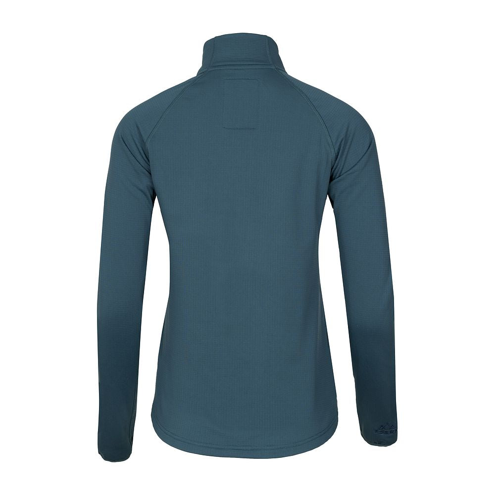 Fjern Womens Bresprekk II Half Zip Grid Pullover (Petrol/Navy)