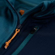 Fjern Womens Bresprekk II Half Zip Grid Pullover (Petrol/Navy)