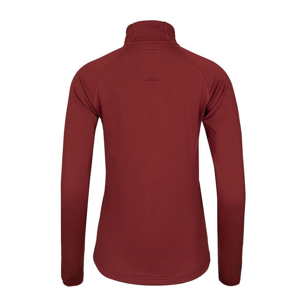 Fjern Womens Bresprekk II Half Zip Grid Pullover (Rust/Storm)
