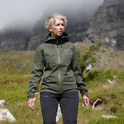 Fjern Womens Orkan II Waterproof Shell Jacket (Forest/Moss)