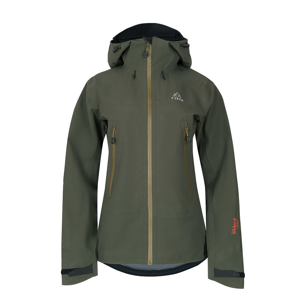 Fjern Womens Orkan II Waterproof Shell Jacket (Forest/Moss)