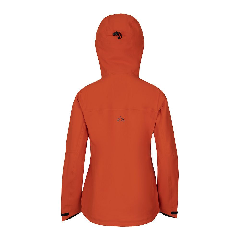 Fjern Womens Orkan II Waterproof Shell Jacket (Orange/Navy)