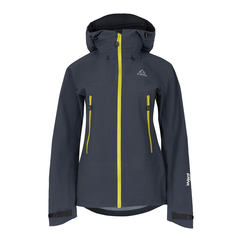 Fjern Womens Orkan II Waterproof Shell Jacket (Storm/Lime)