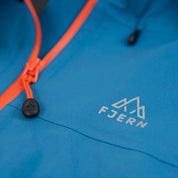 Fjern Womens Orkan II Waterproof Shell Jacket (Teal/Orange)