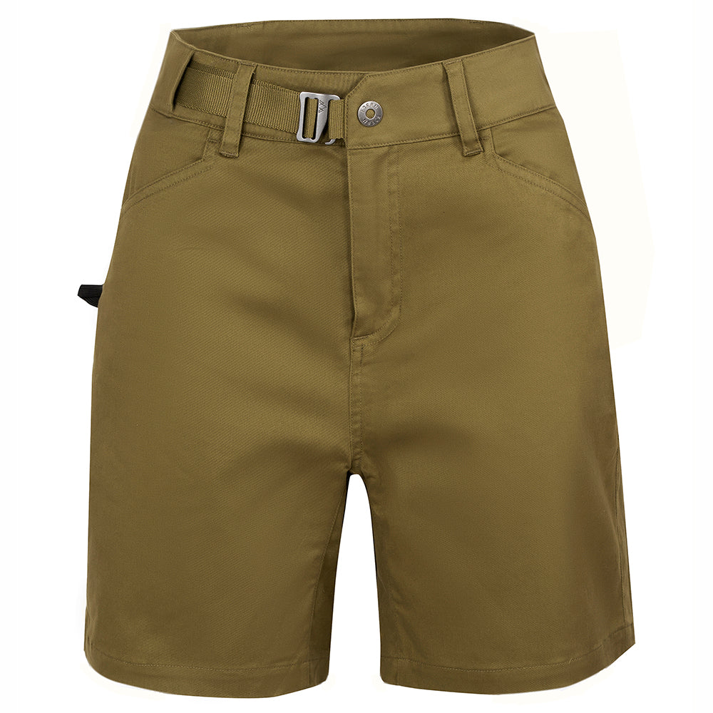 Fjern Womens Tonehøyde Climbing Shorts (Moss)