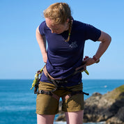 Fjern Womens Tonehøyde Climbing Shorts (Moss)