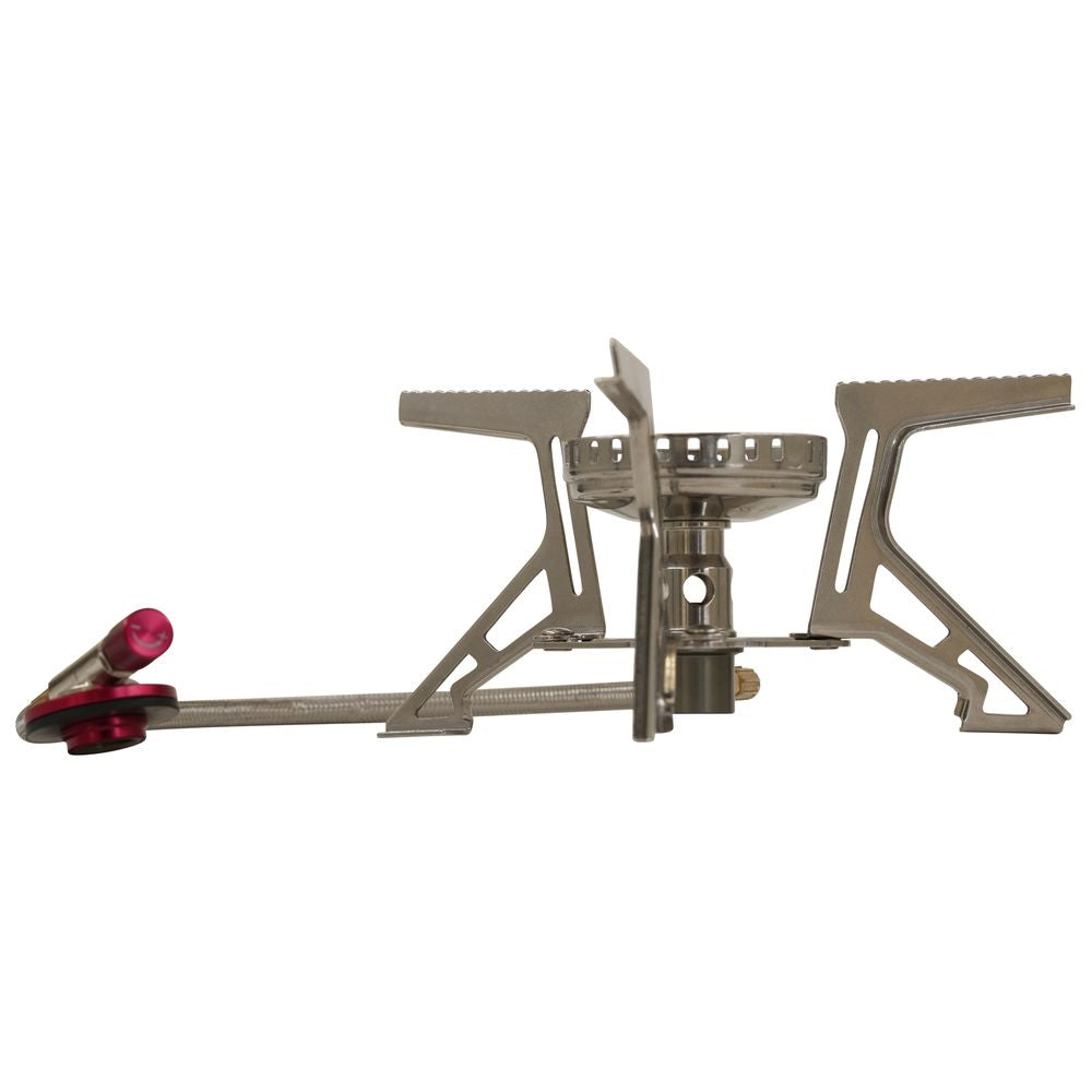 Fjern - Brenner High Power Stove (Silver) | Outdoor cooking has never been easier with our high-power remote gas canister stove, designed for colder temperatures and faster boiling times