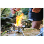 Fjern - Brenner High Power Stove (Silver) | Outdoor cooking has never been easier with our high-power remote gas canister stove, designed for colder temperatures and faster boiling times