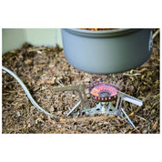 Fjern - Brenner High Power Stove (Silver) | Outdoor cooking has never been easier with our high-power remote gas canister stove, designed for colder temperatures and faster boiling times