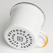 Fjern - Koppa Cup (White) | A must-have addition to your adventure essentials, this 500ml capacity mug is your ideal companion for savoring hot drinks and meals by the campfire