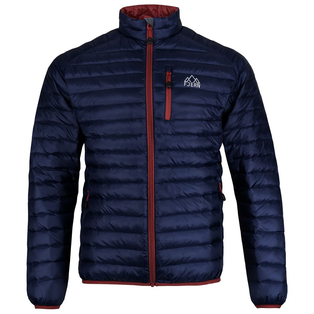 Fjern Mens Aktiv Down Hoodless Jacket (Navy/Rust) - Main Image