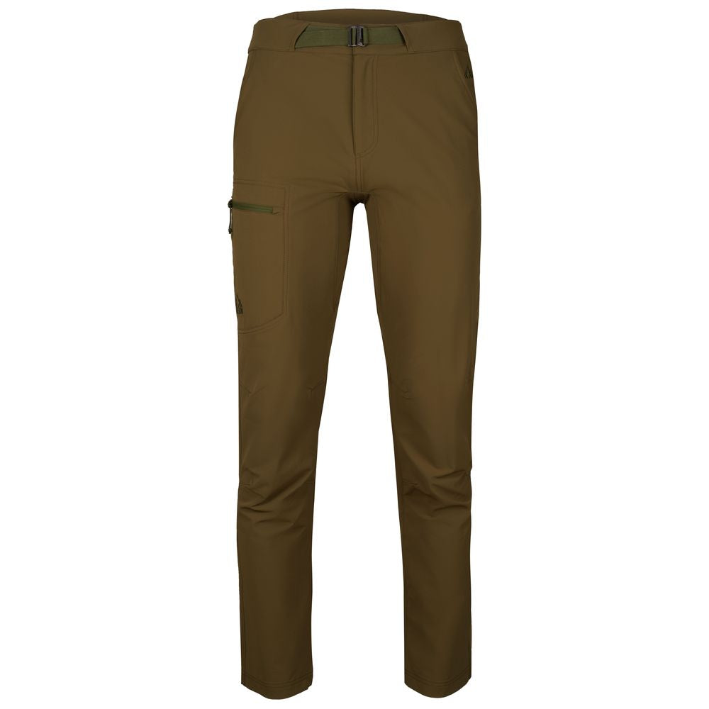 Fjern - Mens Nord Softshell Trousers (Moss) | Conquer any terrain with our Nord mountaineering trousers, designed for all-season hiking